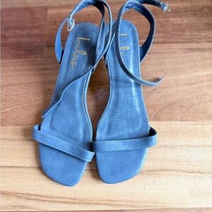 Lulu's Textured Blue Sandals